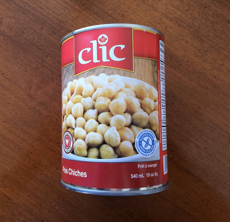 can of chickpeas